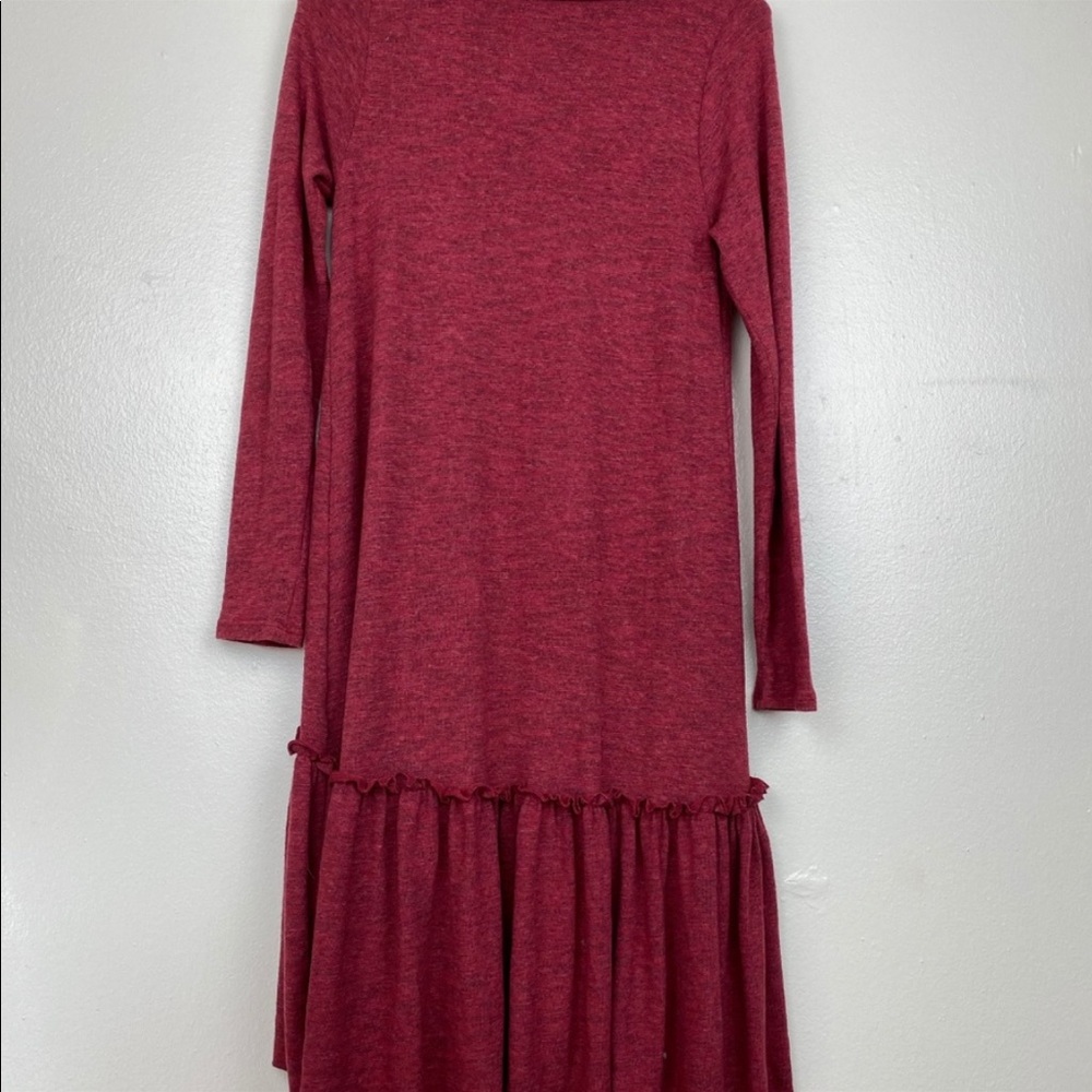 Anthro Sunday in Brooklyn Red Sweater Dress - Picture 4 of 4